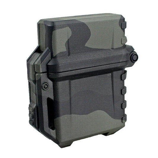 Outdoor Survival Universal Tactical Waterproof Windproof Lighter Shell Storage Case Lighter Container Organizer Holder