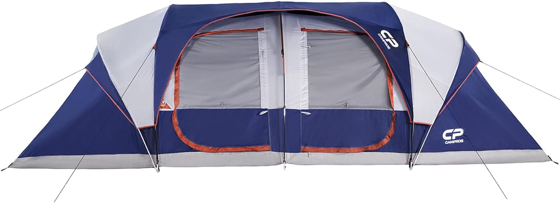 Tent 9/12 Person Camping Tents, 2/3 Room Weather Resistant Family Cabin Tent, 6 Large Mesh Windows, Double Layer, Divided Curtain for Separated Room, Portable with Carry Bag