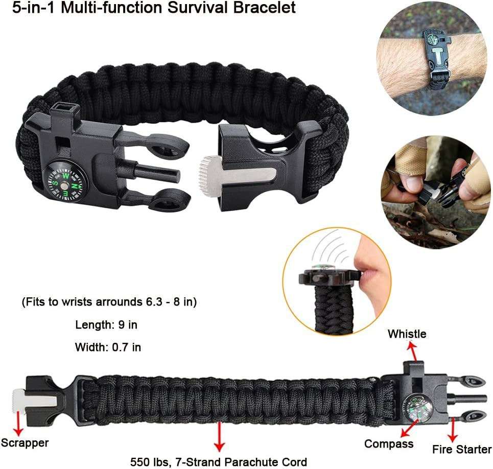 Bug Out Bag Survival Kit Emergency Tactical Backpack Prepper First Aid Outdoor