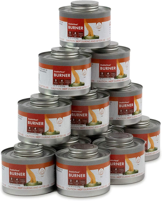 New & Improved! Emergency Cooking Fuel Premium Storage Set, 20+ Year Shelf Life | Available in 4 Cans, 12 Cans, or 24 Can Packs