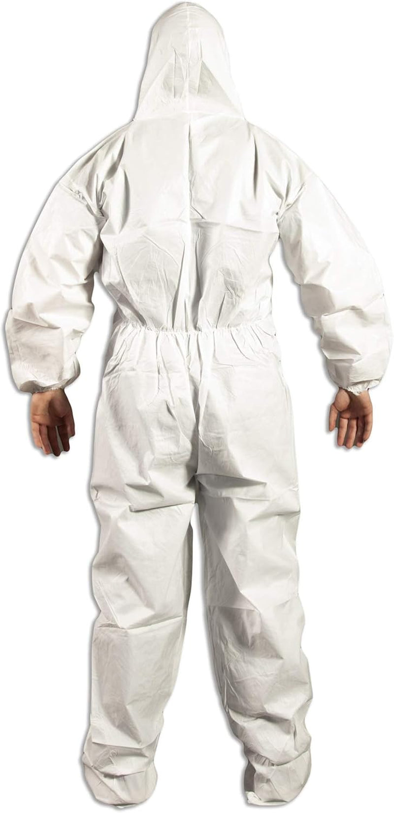 Quest Barrierwear Disposable Coveralls for Light Splash and Dry Environments - PPE White Hazmat Suit