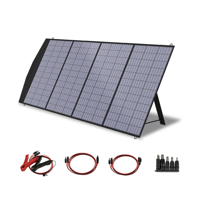 Foldable Solar Panel 400W / 200W / 140W / 100W / 60W Solar Charger with Solar Output for Power Station Solar Generator