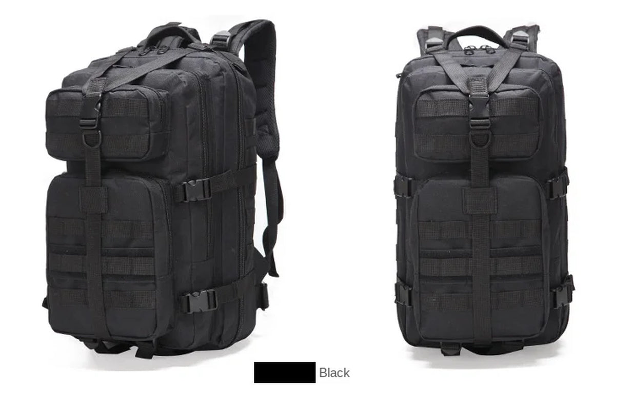 Professional Title: "35L Bug Out Bag Backpack with Ultimate Survival and Medical Kit - Black"