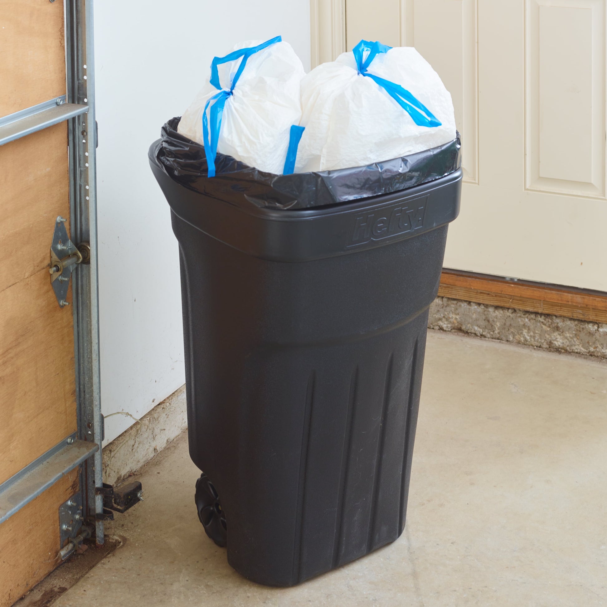 Cart Liner Trash Bags, 65 Gallon, 10 Bags