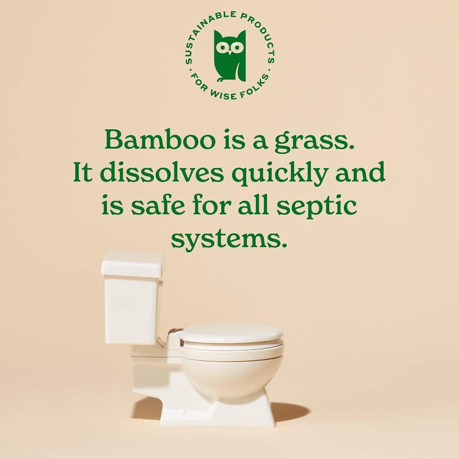 Tree Free Bamboo Toilet Paper, Septic Safe Chemical Free Toilet Paper, Biodeg...