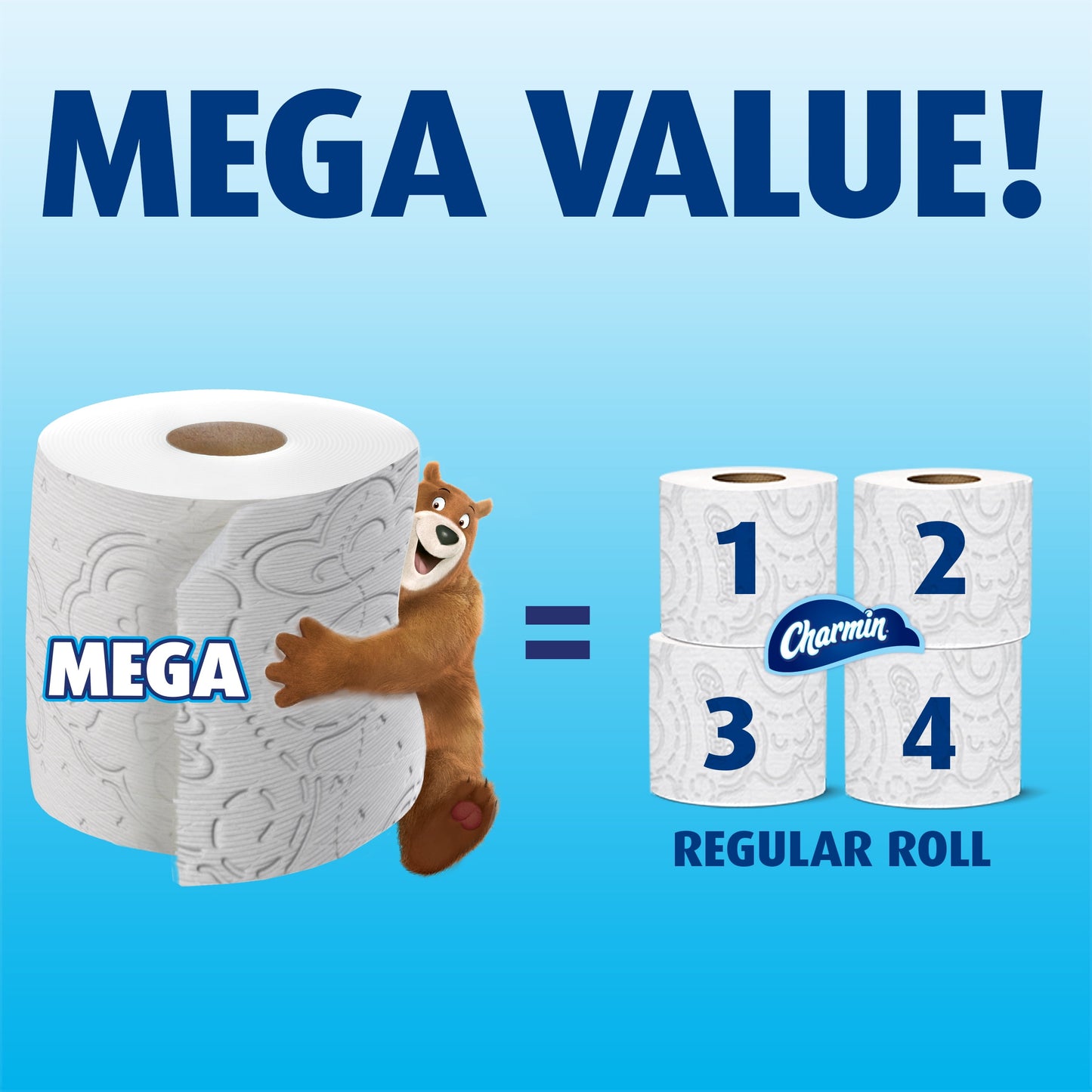 Ultra Soft Toilet Paper, 18 Mega Rolls