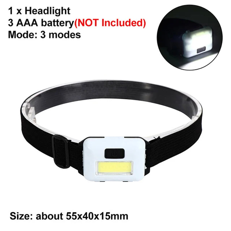 5/7LED Headlamp USB Rechargeable Flashlight Waterproof Camping Hiking Emergency Flashlight Super Bright Outdoor Fishing Headlamp