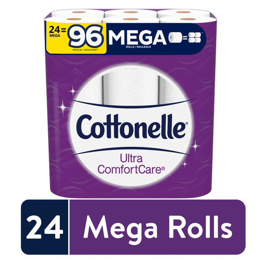 Ultra Comfortcare Soft Toilet Paper, 24 Mega Rolls