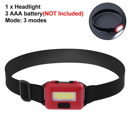 5/7LED Headlamp USB Rechargeable Flashlight Waterproof Camping Hiking Emergency Flashlight Super Bright Outdoor Fishing Headlamp