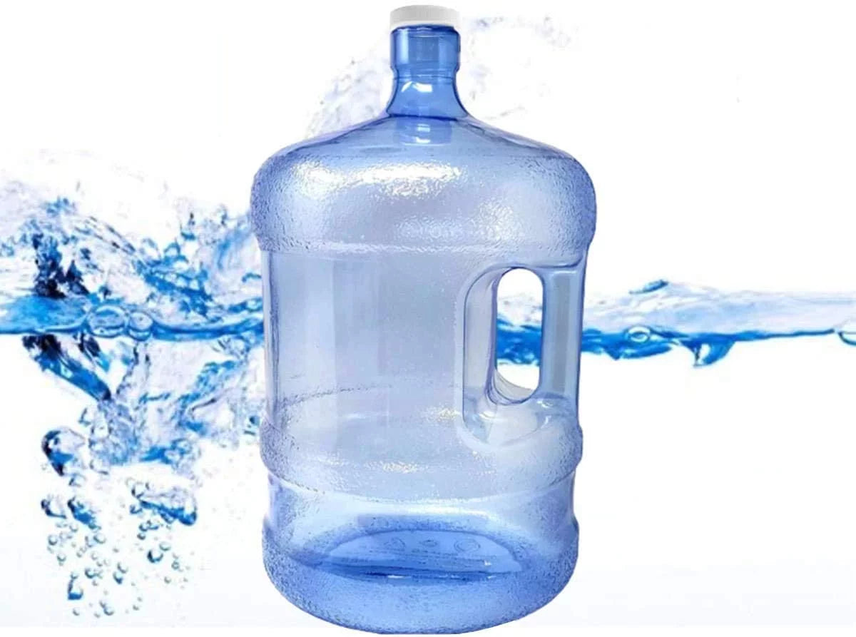 5 GAL Blue Plastic Jug / Water Container with White Cap