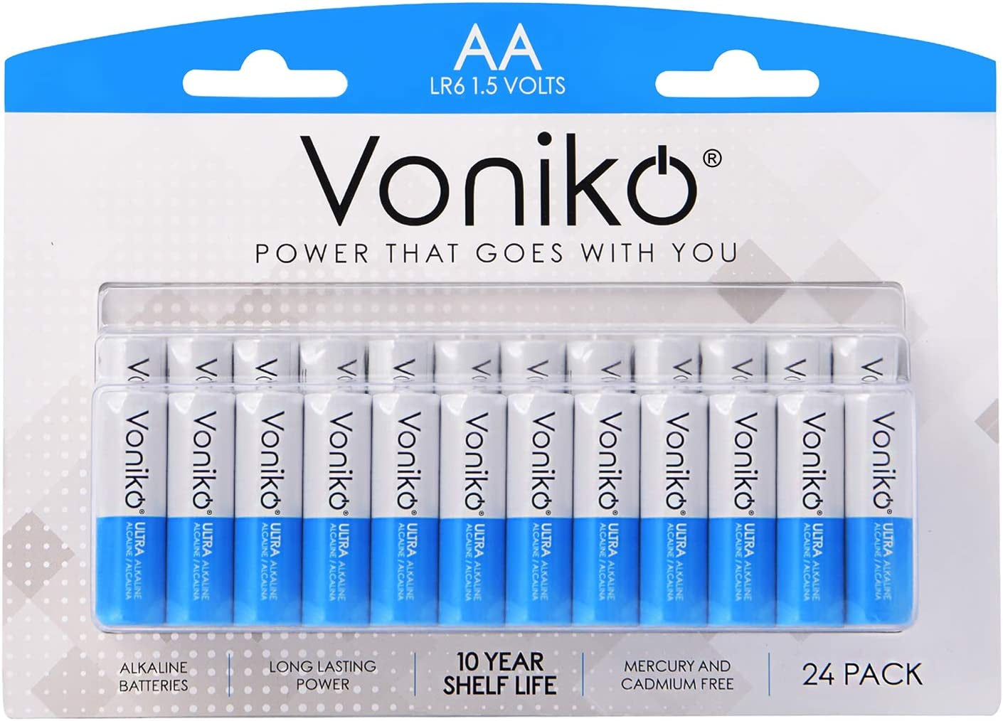 - Premium Grade AA Batteries - (800 Pack) - Alkaline Double a Battery - Ultra Long-Lasting, Leakproof 1.5V Batteries - 10-Year Shelf Life