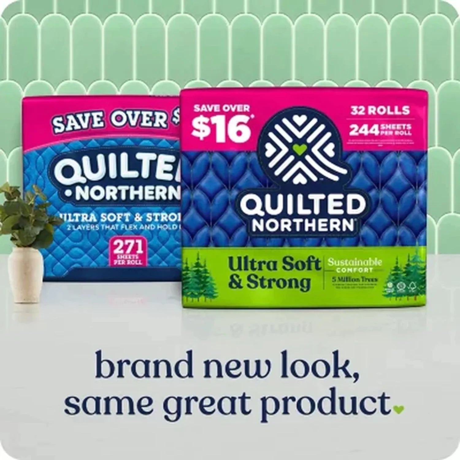 Quilted Northern Ultra Soft Strong 2-Ply Toilet Paper, Septic Safe (244 Sheets/Roll, 32 Rolls)