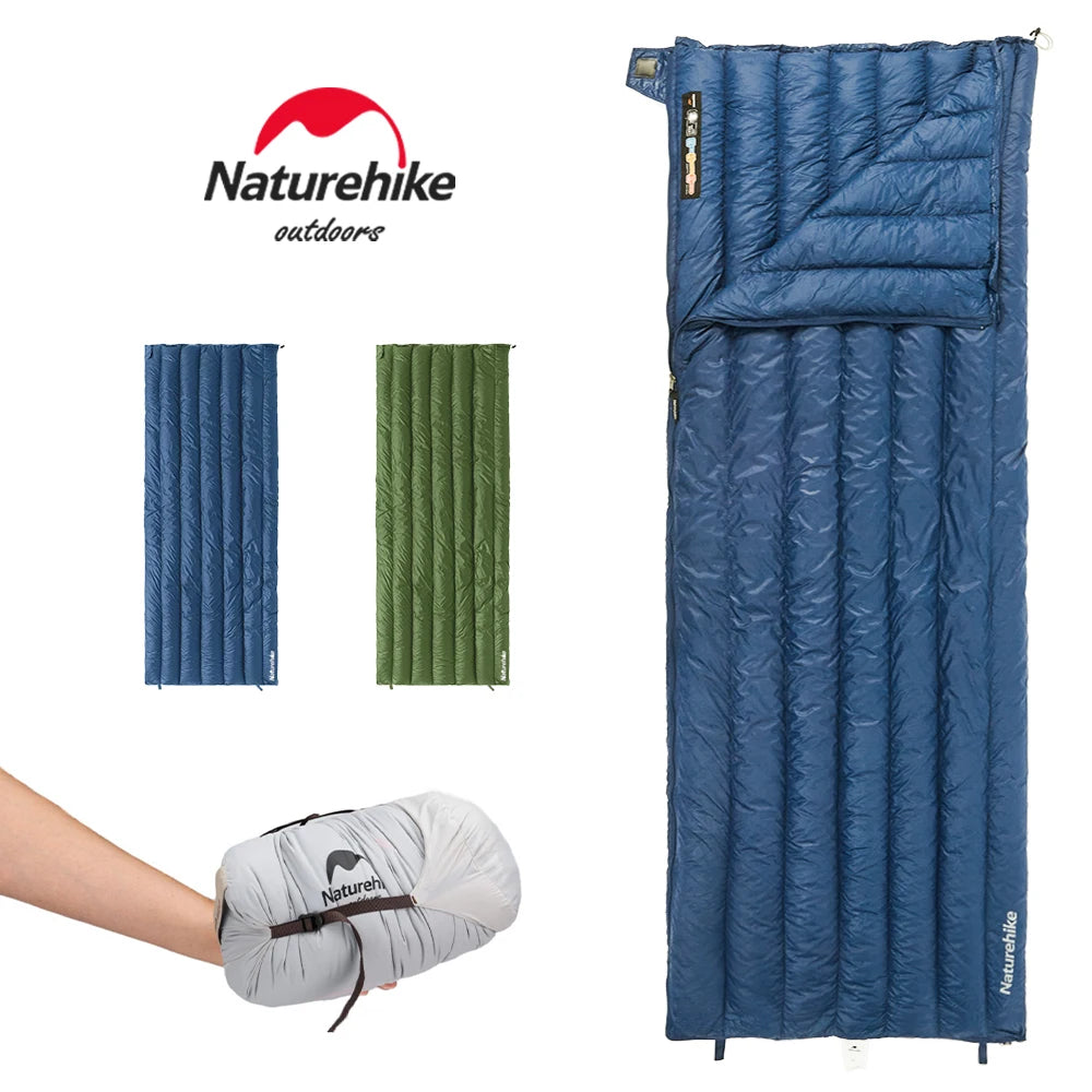 Sleeping Bag CW295 Duck down Sleeping Bag Ultralight Waterproof Winter Envelope Sleeping Bag Camping Sleeping Bag