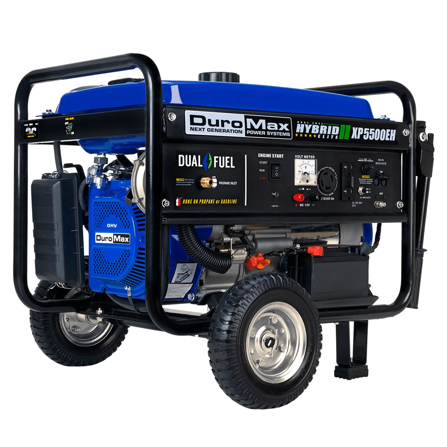 XP5500EH 5,500 Watt Portable Dual Fuel Gas Propane Powered Generator